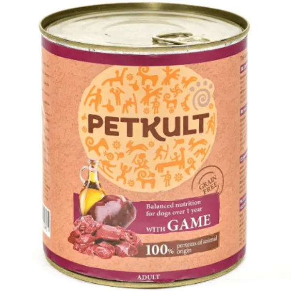 Petkult Conserva Caine Adult Cu Vanat, Pachet 3 X 800 Gr