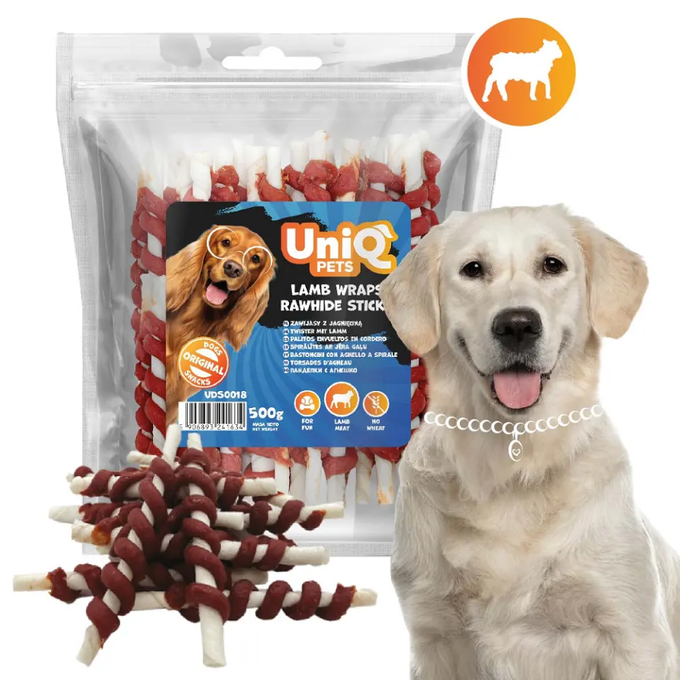 Stix piele & miel 50 % proteina Uniq 500 g
