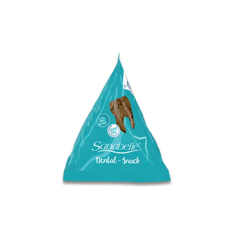 SANABELLE Dental-Snack, Pasăre, recompense pisici, sensibilități dentare, 20g