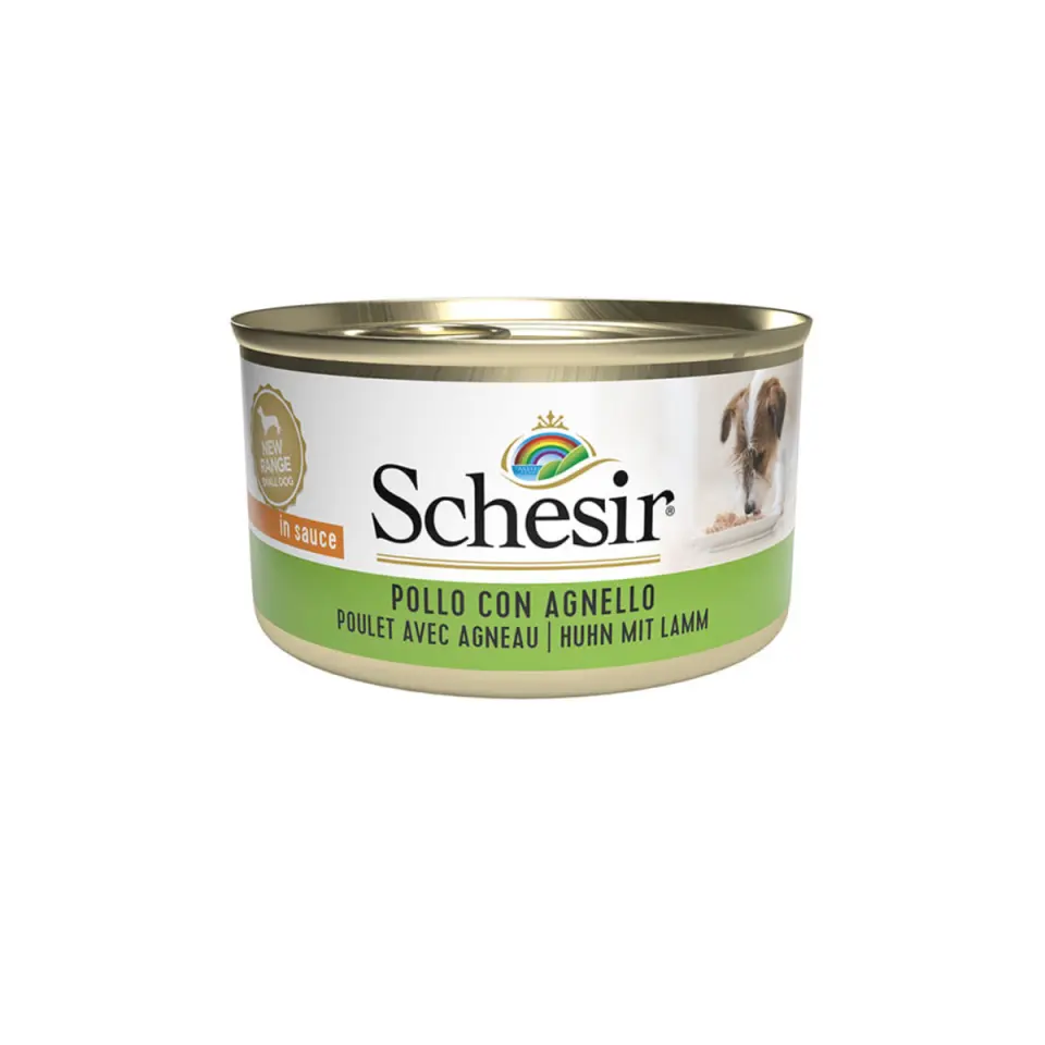 SCHESIR Complementary Adult Small , XS-S, Pui și Miel, conservă hrană umedă câini, (în aspic), 85g