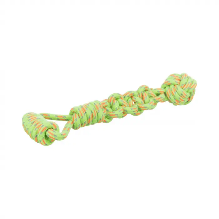 Jucarie pentru caini sfoara cu minge nod 8 cm 38 cm
