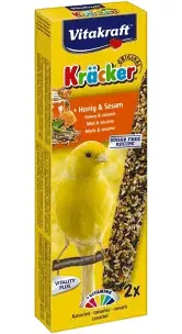 Batoane pentru canari Vitakraft cu miere susan 2 buc
