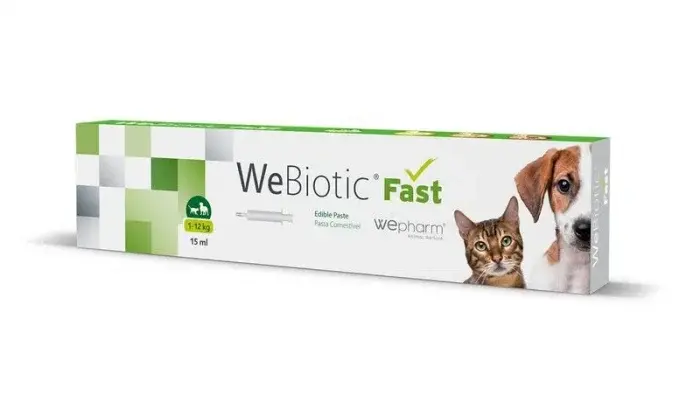 Pasta palatabila pentru caini pisici WeBiotic Fast 15 ml