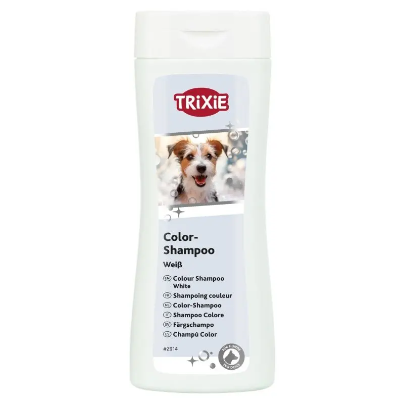 Sampon Caini Color cu Blana Alba, Trixie, 250 ml