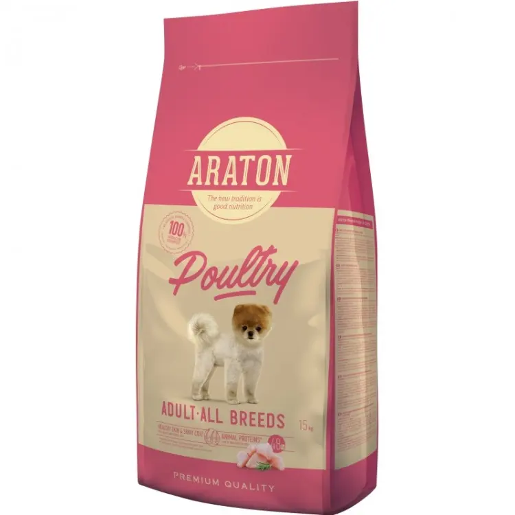 Araton Dog Adult Poultry, 15 kg