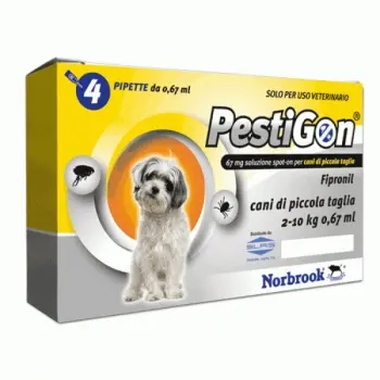 Antiparazitar caini Pestigon S (2-10 kg), 1 pipeta