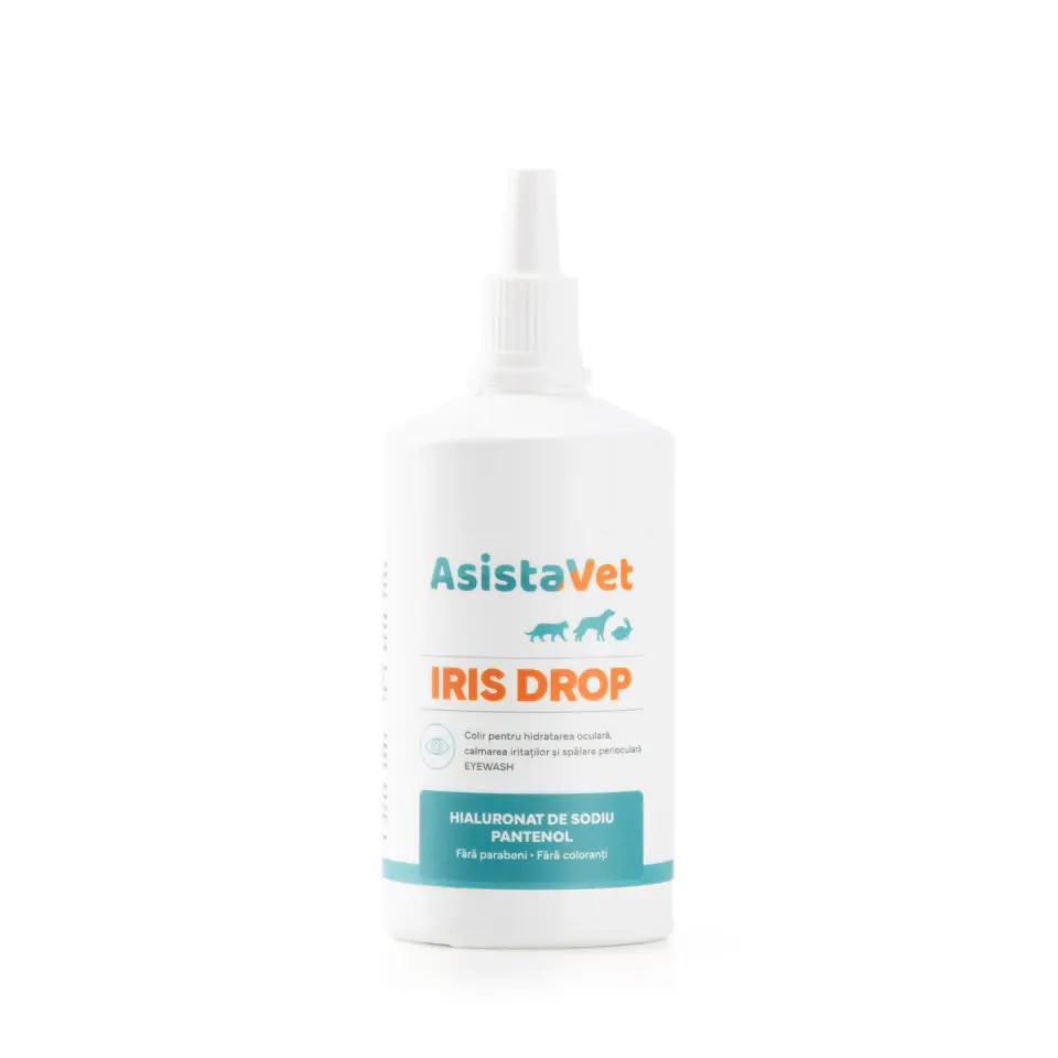 Solutie Curatare Perioculara si Oculara Iris Drop, AsistaVet, 130 ml
