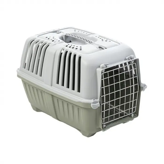Cusca de transport Pratiko 3 Metal Light Green 60 x 40 x 39 (h) cm