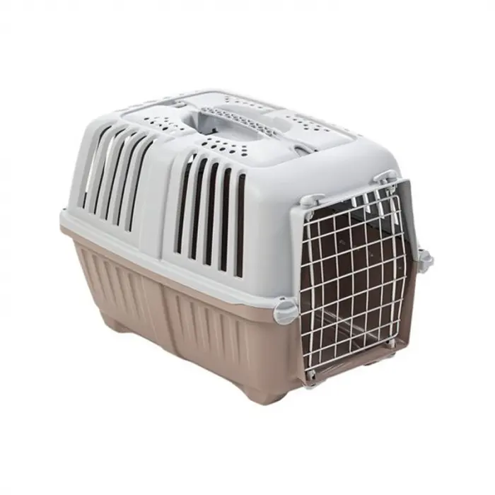 Cusca de transport Pratiko 3 Metal Cipria 60 x 40 x 39 (h) cm
