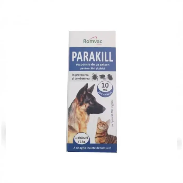 Solutie antiparazitara Parakill 10 ml, 200 picaturi