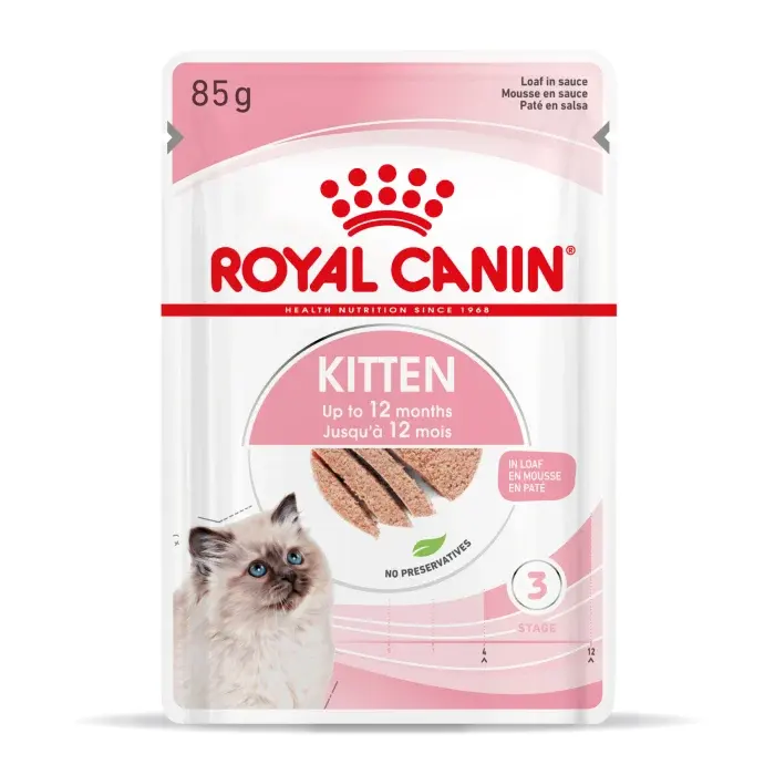 Hrana umeda pentru pisici Royal Canin Kitten Loaf Pate 85 g