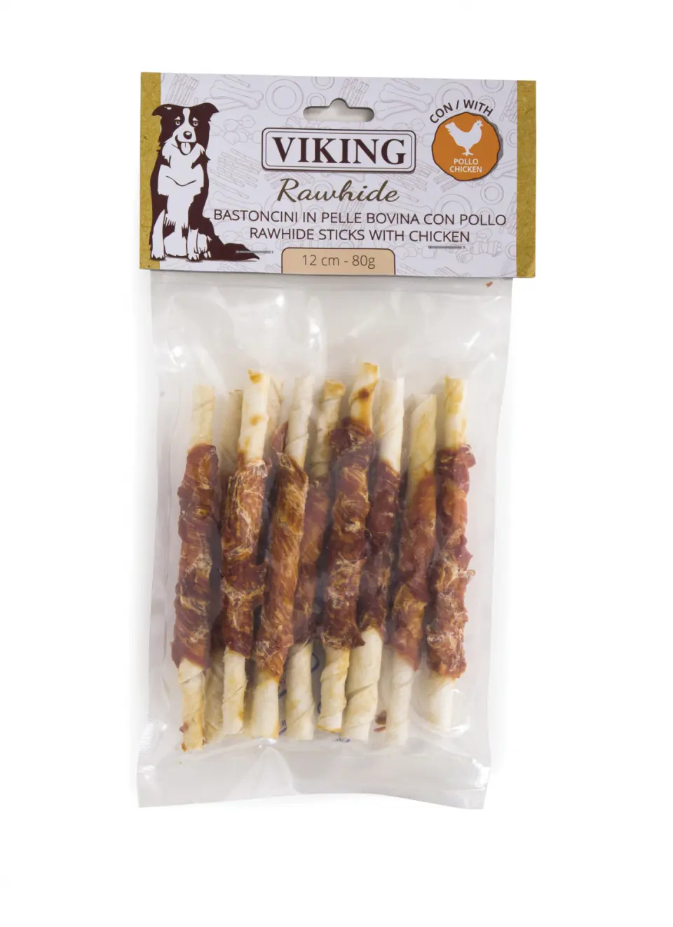 Recompense Viking Batoane Piele cu Pui 12 cm 10 buc