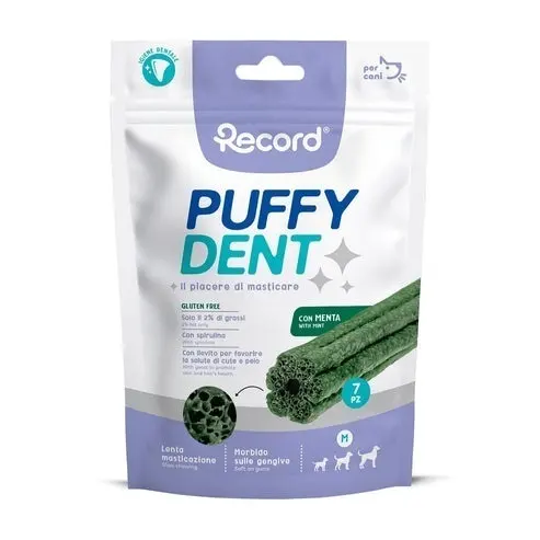 Recompense caini - PuffyDent cu Menta - 105 g