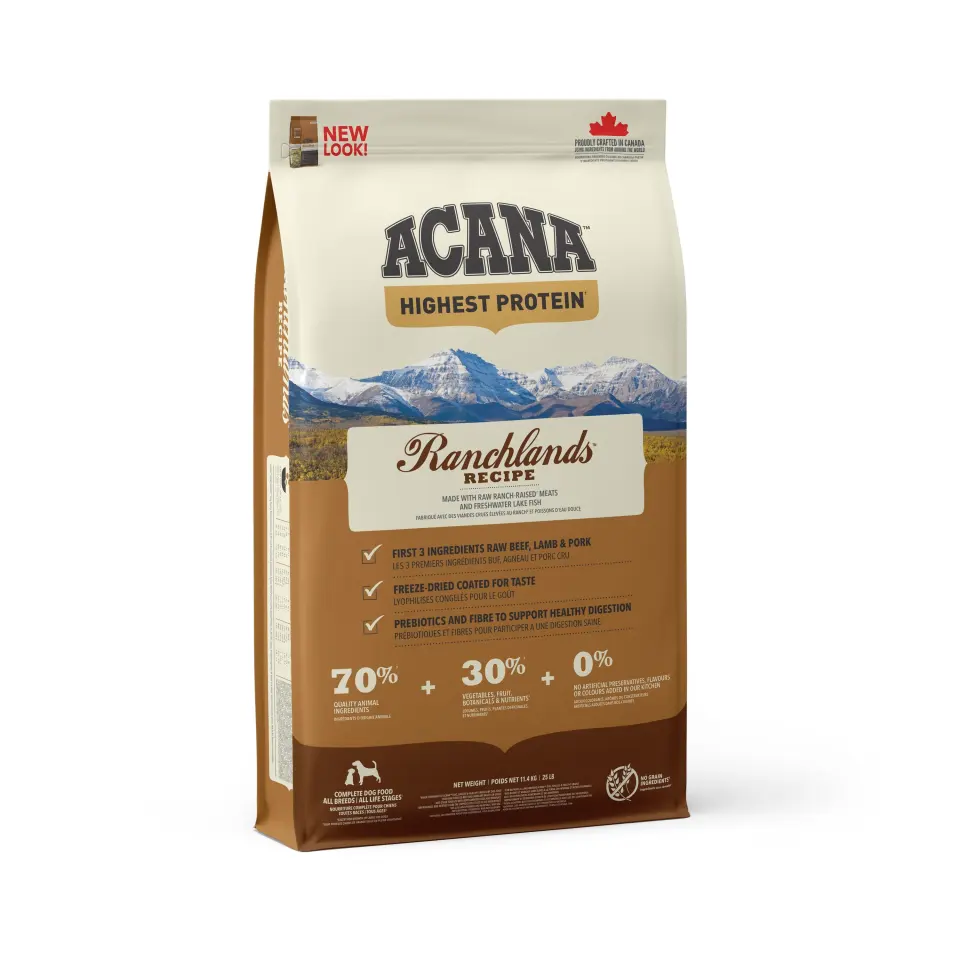 Hrana Uscata Caini, Acana Dog Ranchlands, 11.4 kg