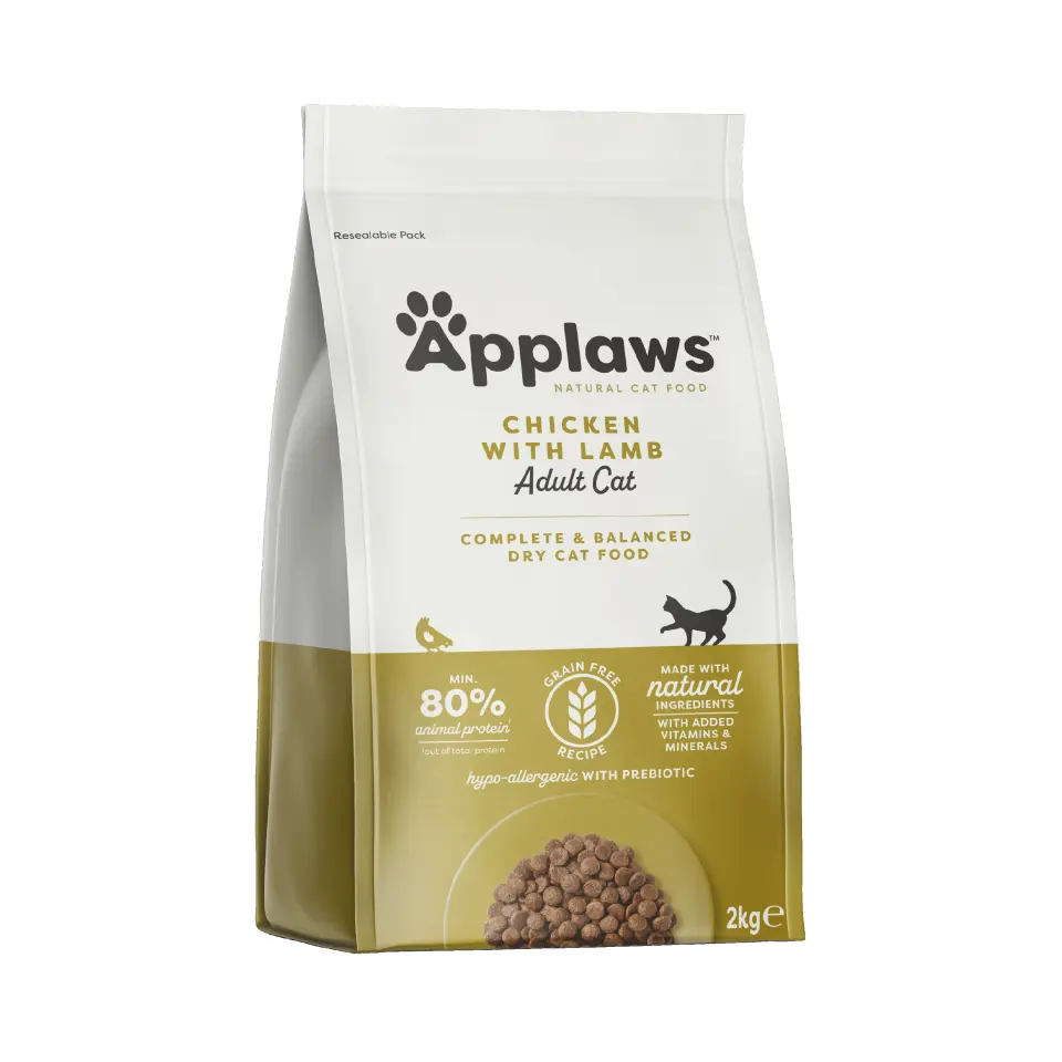 Hrana uscata pisici, Applaws Cat Adult Cu Miel, 2 kg