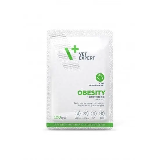 4T Dieta Veterinara Pisici Obesity & Diabetes, Vetexpert, plic 100 g