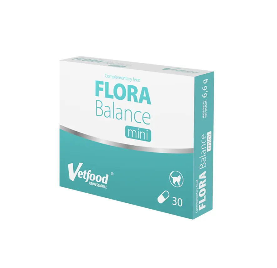 VetFood Flora Balance Mini, 30 capsule