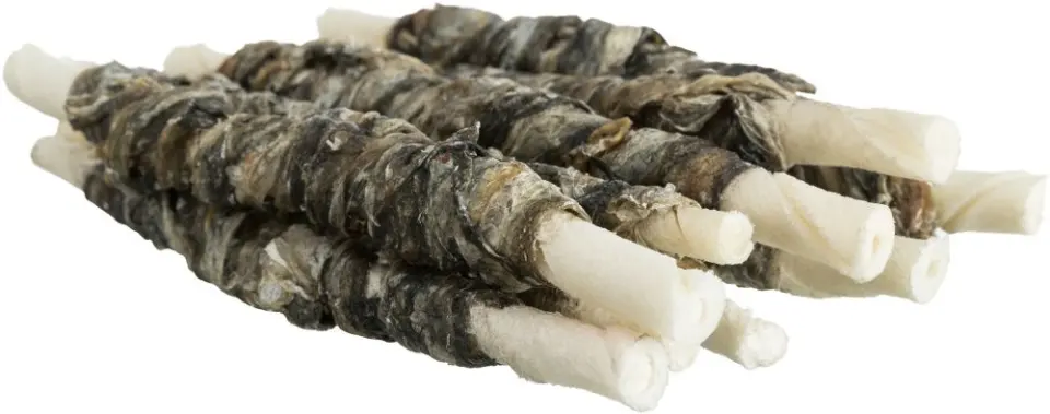 Baton Piele Rasucit Dentafun cu Peste 10 buc/75 g/12 cm 31387
