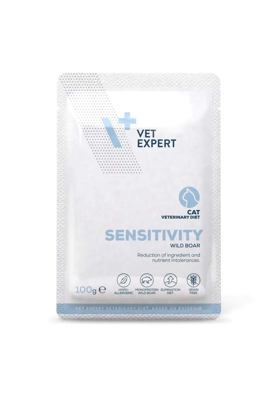 Hrana umeda monoproteica pentru pisici Vet Expert Sensitivity Cat, 100g