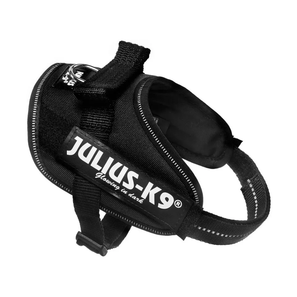Ham ergonomic K9 Power, negru, impermeabil, reflectorizant, 58-76 cm