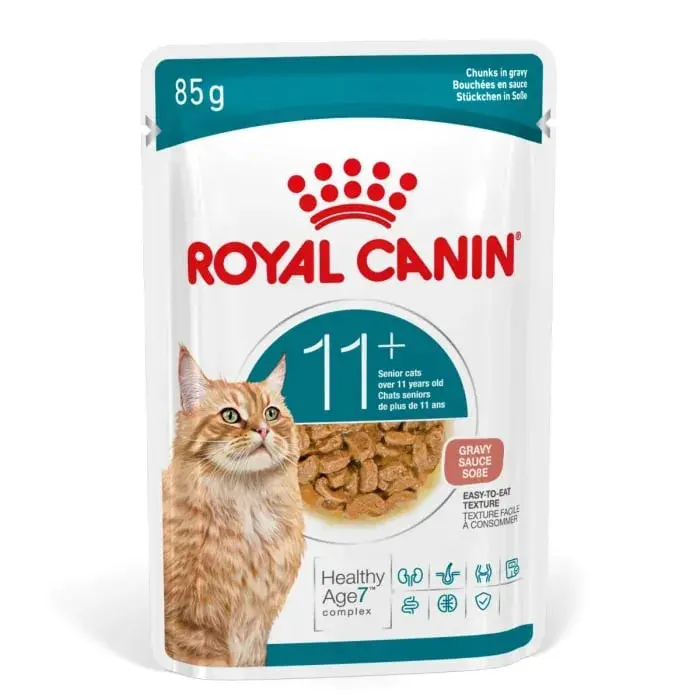 Hrana umeda pentru pisici Royal Canin Ageing 11+ Gravy 85 g