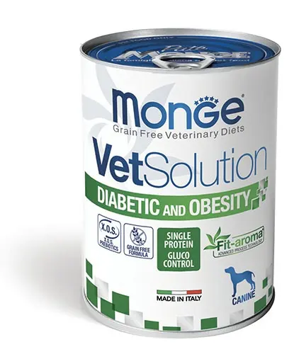 Monge VetSolution Diabetic & Obesity, Pachet 10 X 400g