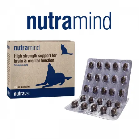 Nutravet Nutramind Sprijin pentru Sanatatea Creierului Caini si Pisici 45 Capsule