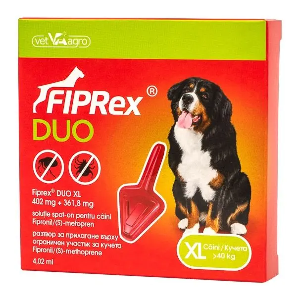 Fiprex Duo XL Dog (peste 40 kg), 1 pipeta