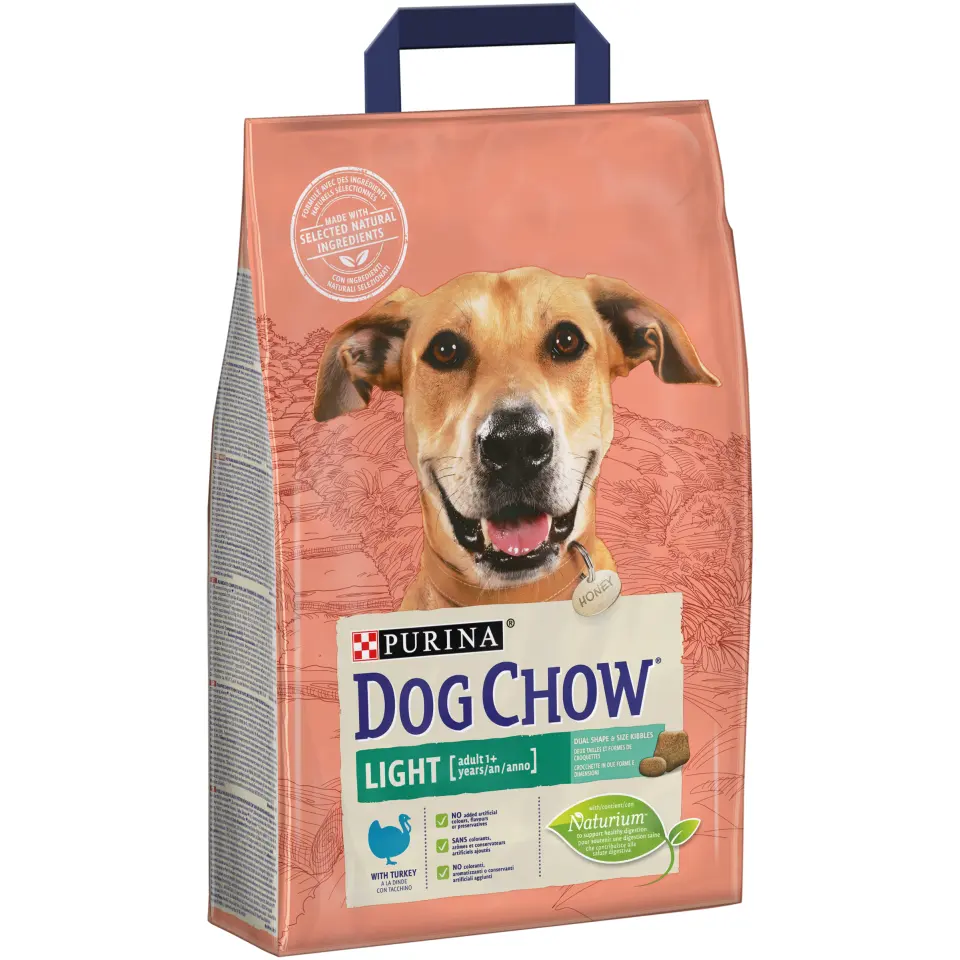 DOG CHOW LIGHT, Curcan, 2.5 kg