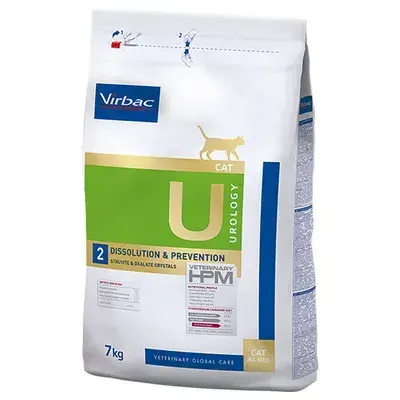 Hrana dietetica pentru pisici Virbac HPM U2 Urology Dissolution Prevention 7 kg