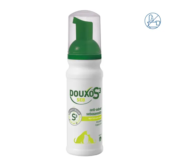 Sampon uscat, Douxo S3 Seb Mousse, 150 ml