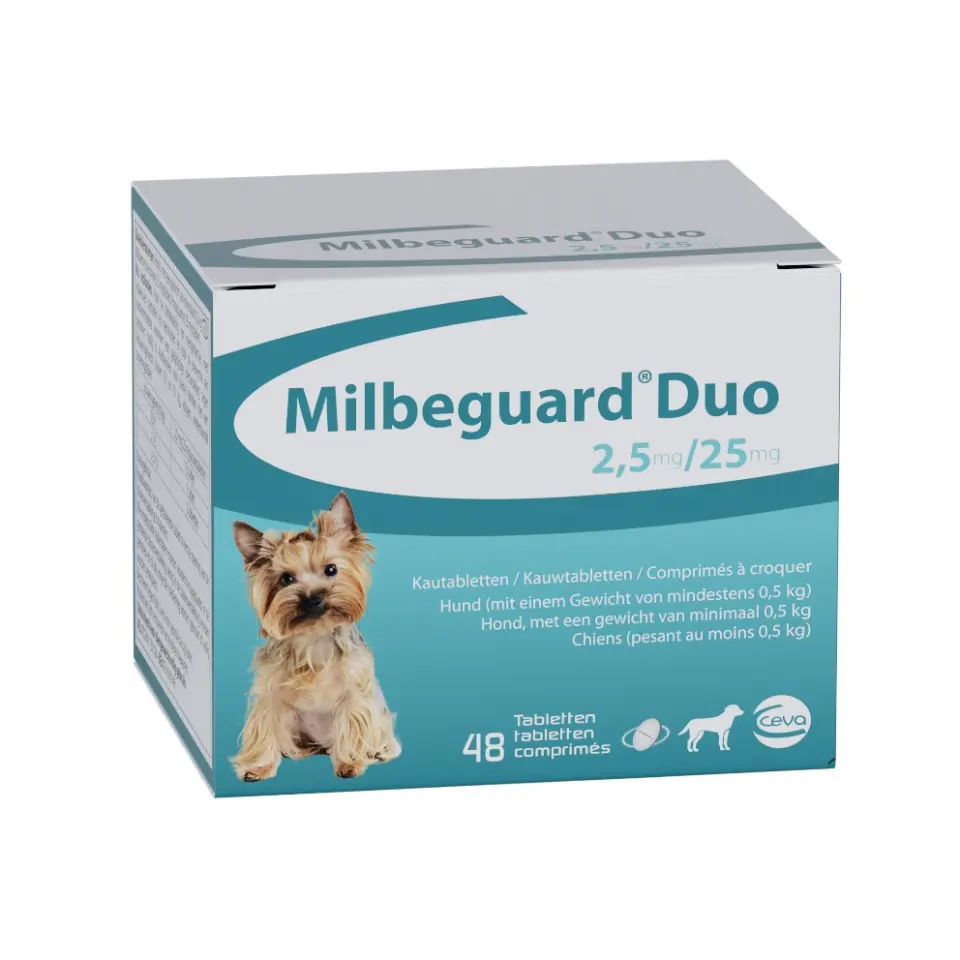 Milbeguard Duo Caine, 1 tableta