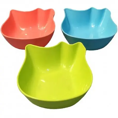 Castron Pisicute Din PVC 12x12x4 cm
