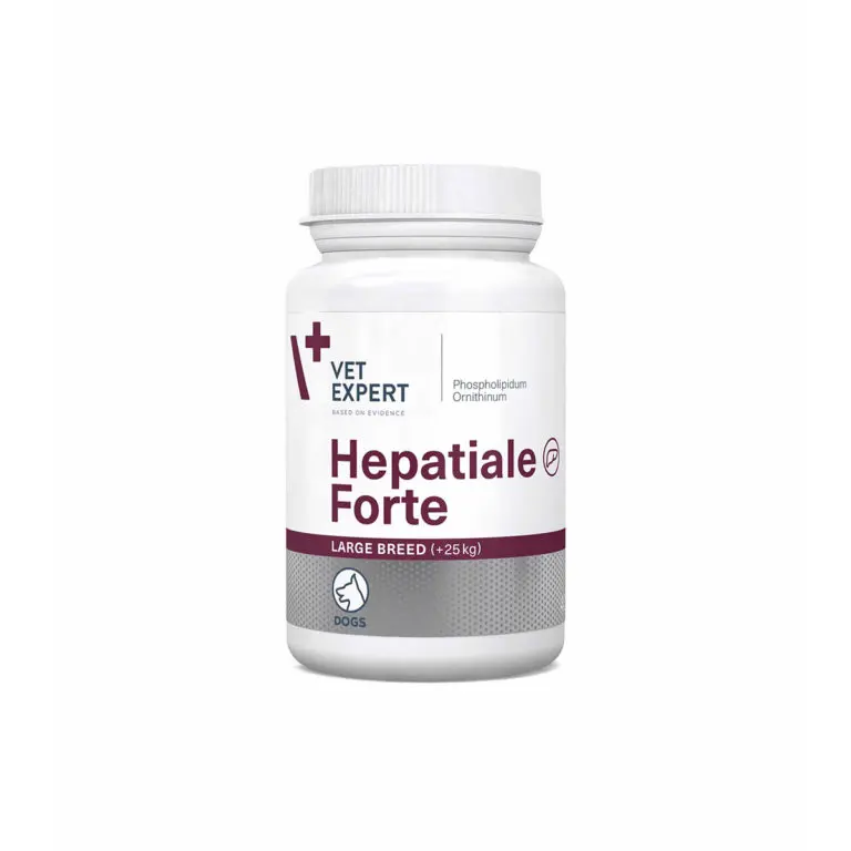 Supliment pentru caini de talie mare cu afectiuni hepatice Vet Expert Hepatiale Forte Large Breed, 40 tablete