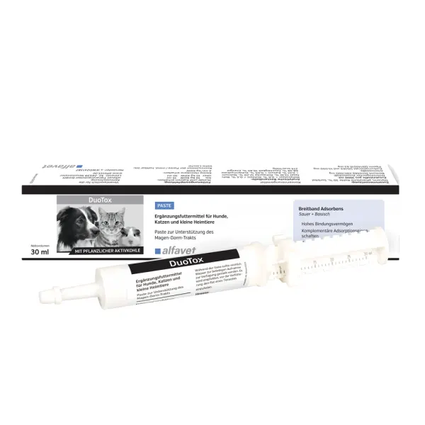 Solutie pentru sustinerea tractului gastrointestinal, DUOTOX PASTA, Aflavet, 30ml