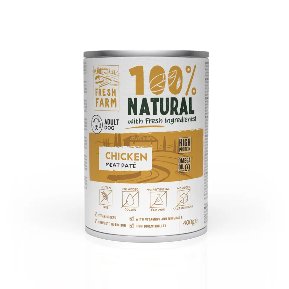 Fresh Farm Smooth pate with chicken 400 gr