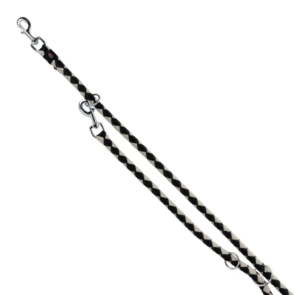 Lesa Coarda Cavo Reglabila 2 m/18 mm Negru/Gri 14361