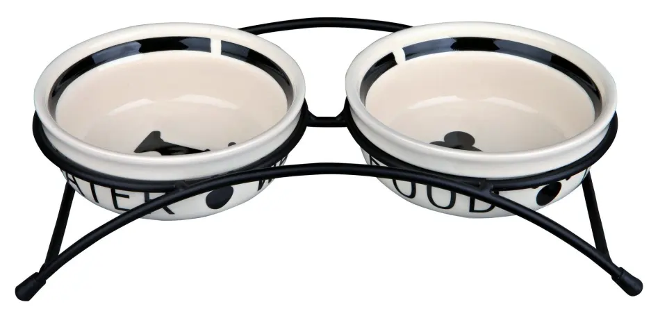 Castron Ceramica Set 2 buc In Suport 0.25 l/13 cm 24640