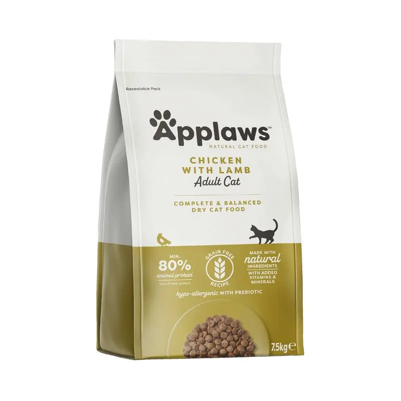 Applaws Cat Adult Pui Miel: 7.5 kg, 80% conținut carne, hrană completă