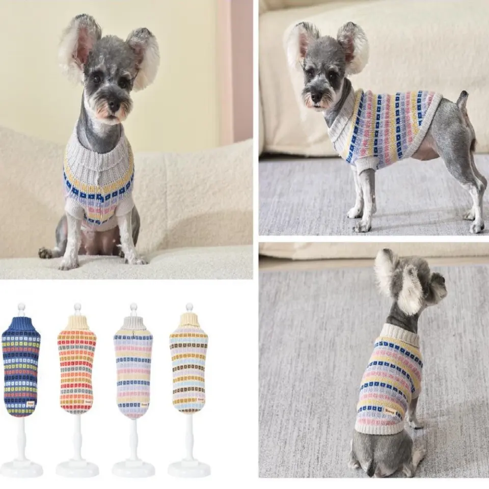 Pulover tricotat fancy color Nr 40