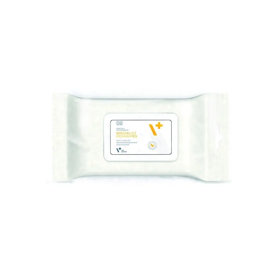 VetExpert Specialist Hexawipes, Servetele Umede, 40 buc