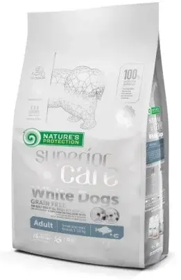 Nature's Protection Superior Care White Dogs Grain Free White Fish Adult Small&Mini Breeds 1,5 kg