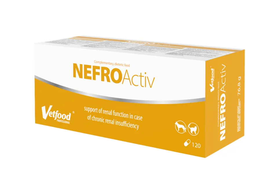 VetFood Nefroactiv, 120 capsule