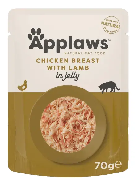 Hrana umeda pentru pisici Applaws cu pui miel 70 gr