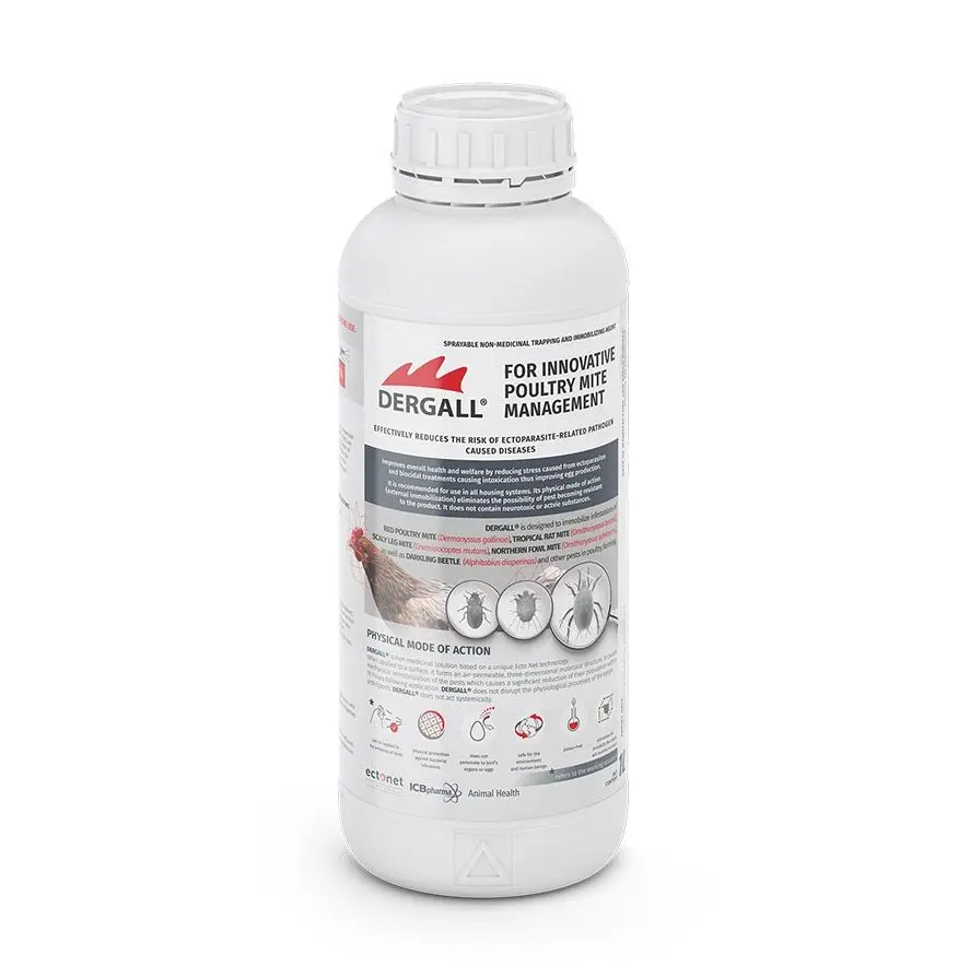 Dergall, solutie deparazitat extern gainile si adaposturile, 1 L