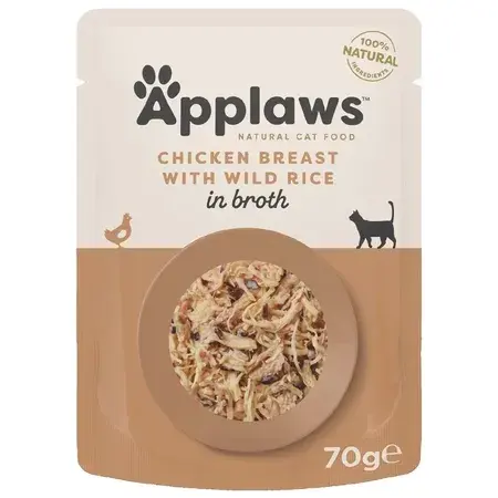 Hrana umeda pentru pisici Applaws cu pui orez 70 gr