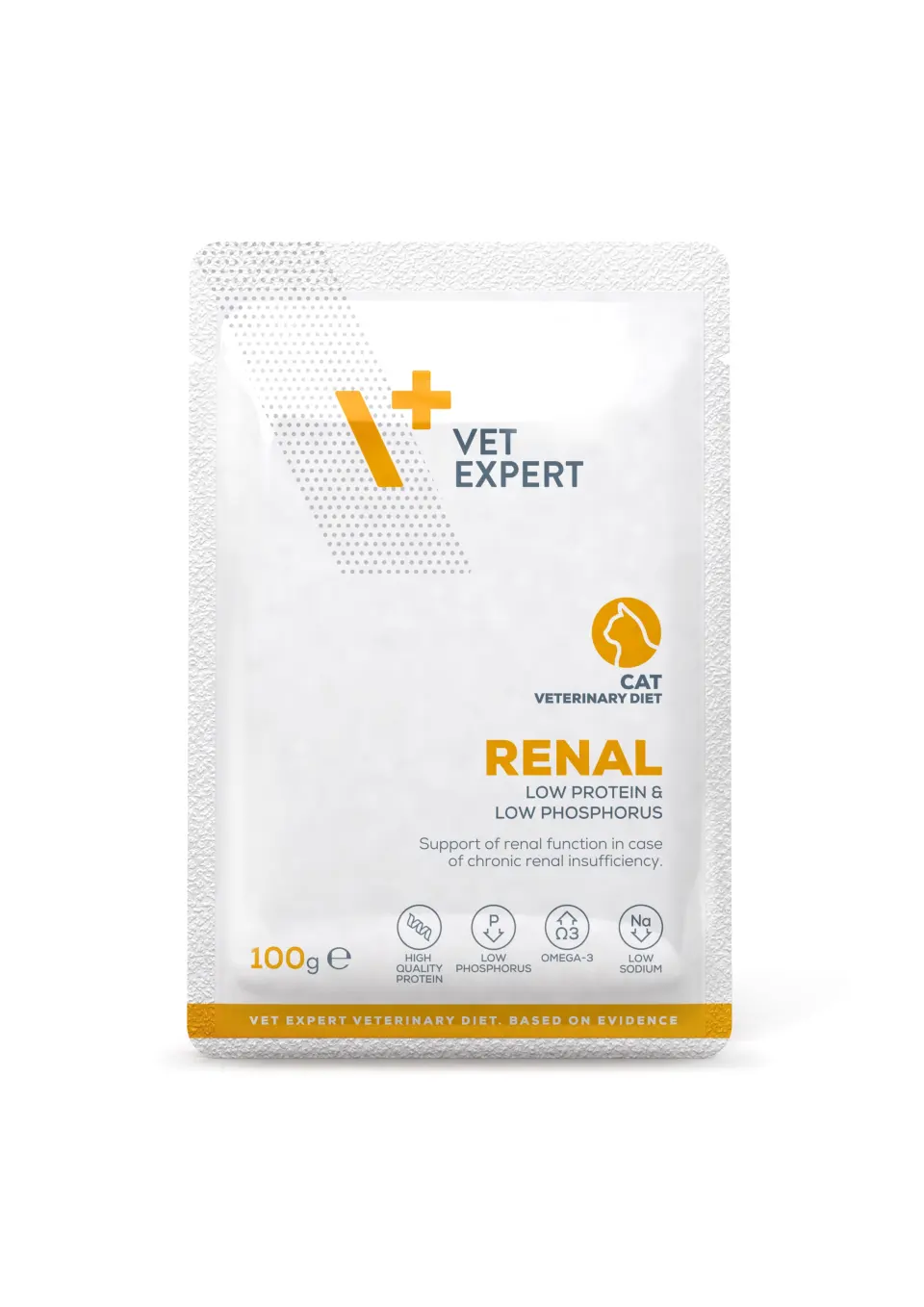 Dieta veterinara umeda pentru pisici cu insuficienta renala Vet Expert Renal Cat, 10 x 100 g