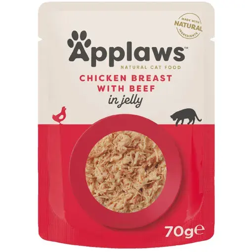 Hrana umeda pentru pisici Applaws cu pui vita 70 gr