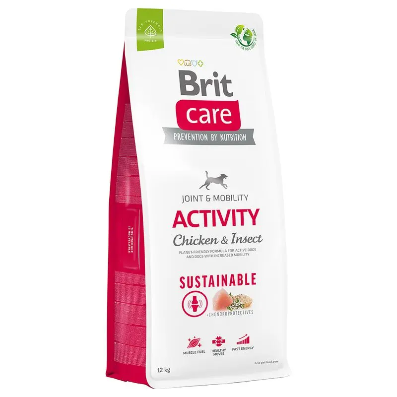 Brit Care Dog Sustainable Activity Pui&Insecte - 12-kg