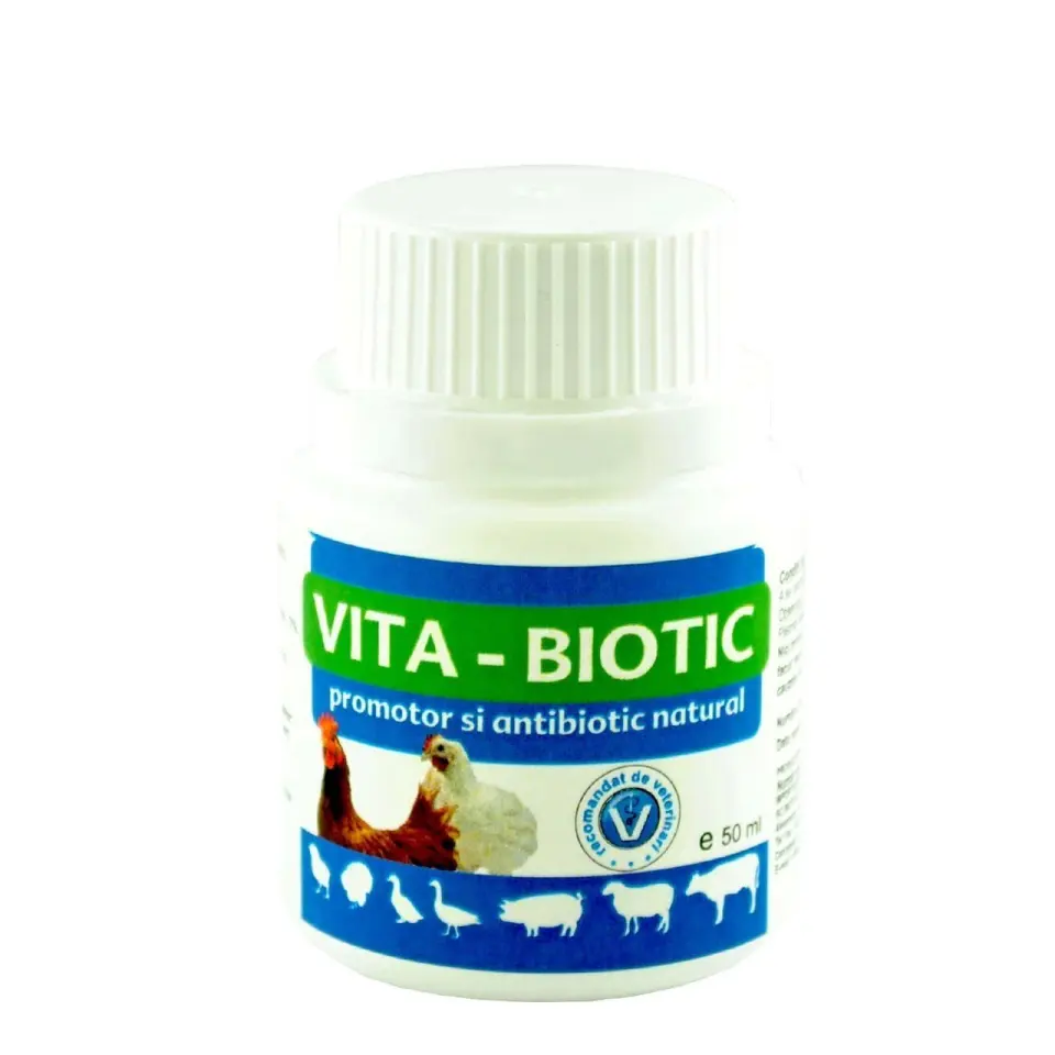 Promotor si antibiotic natural, VITA-BIOTIC, 50 ml